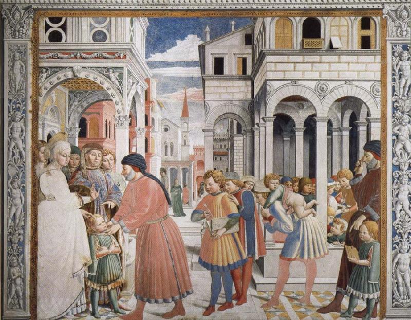 Benozzo Gozzoli The School in Tagaste